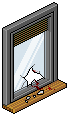 Window with Blood - Small