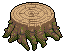 Tarot Tree Stump