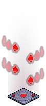 Red Spades Card Tile