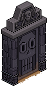 Black Adobe Skull Gate