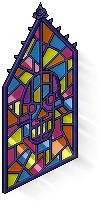 Skull Stained Glass