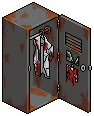 Bloodstained Scientist's Locker