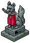 Kitsune Statue