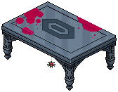 Bloodied Gothic Table