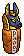 Sun God Anubis Jar