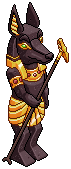 Sculpture of Anubis