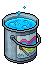 Blue Tub of Paint
