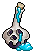 Blue Skull Bottle