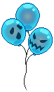 Bright Halloween Balloons