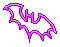 Pink Bat Sticker
