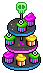 Neon Cupcake Tray
