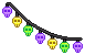 Multicolour Skull Garland