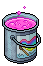 Pink Tub of Paint