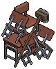 Stacked Chairs