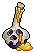 Yellow Skull Bottle