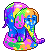 Neon Elephant Statue