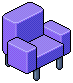 Purple Parlour Chair