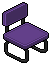 Dark Iced Chair (Purple)