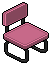 Dark Iced Chair (Pink)