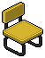 Dark Iced Chair (Yellow)