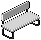 Dark Iced Bench (White)