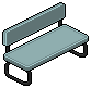 Dark Iced Bench (Aqua)