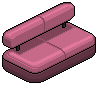 Dark Iced Sofa (Pink)
