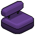 Dark Iced Sofachair (Purple)