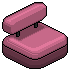 Dark Iced Sofachair (Pink)