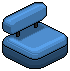 Dark Iced Sofachair (Blue)