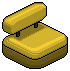Dark Iced Sofachair (Yellow)