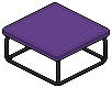 Dark Iced Coffee Table (Purple)