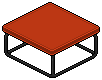 Dark Iced Coffee Table (Red)