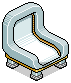 White Bling Chair