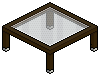 Vanilla Glass Table