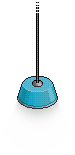 Blue Kitchen Lamp