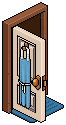 White Restaurant Door