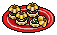 Plate of Mini Pumpkins