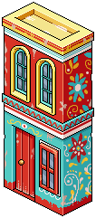 Vibrant Mexican Facade