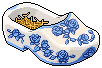 Delfstblauw Clog