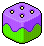 Neon Cube Seat