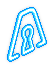 Blue Metakey Light Decoration