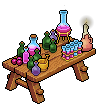 Papa Smurf's Lab table
