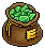 Sack of 500 Emeralds