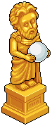 Gold Lightkeeper Statue A