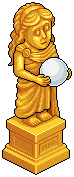 Gold Lightkeeper Statue B