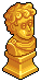 Gold Prince Sculpture