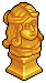 Gold Princess Sculpture