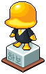 Gangnam Duck Gold Statue