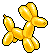 Yellow Dog Balloon
